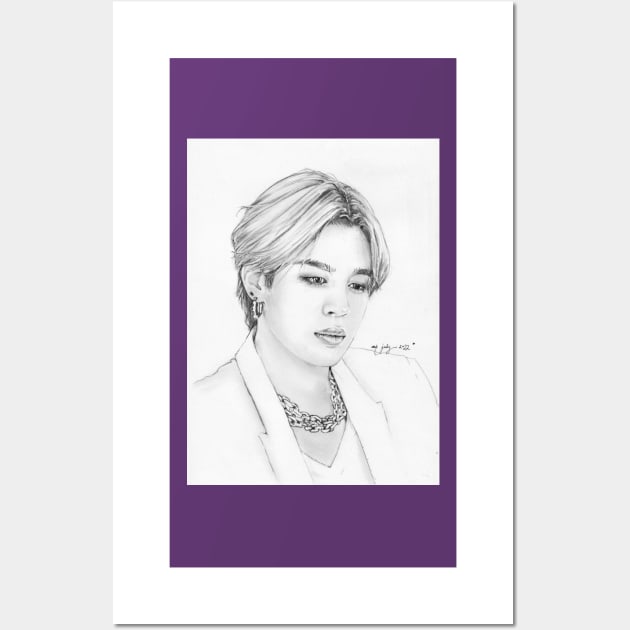 Jimin - ON Wall Art by emopod